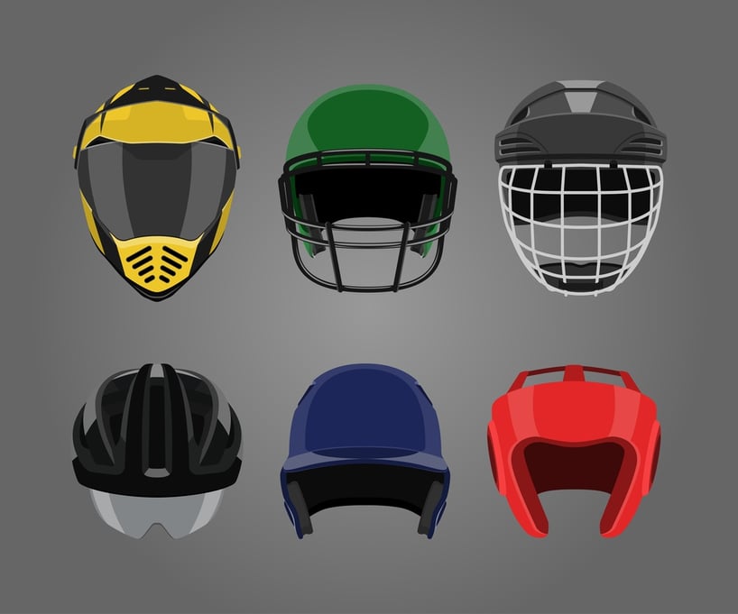 wear a sport helmet 